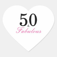 Pink and Black 50 and Fabulous Birthday Classic Ro