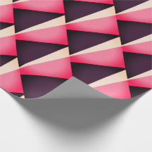 Pink and black abstract geometric pattern