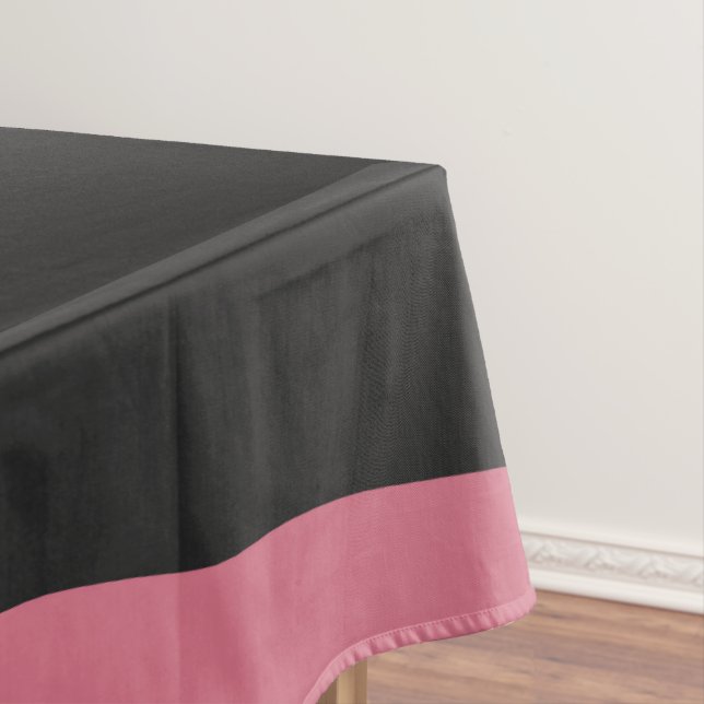 pink and black abstract   tablecloth (In Situ)