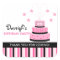 Pink and Black Cake Birthday Party