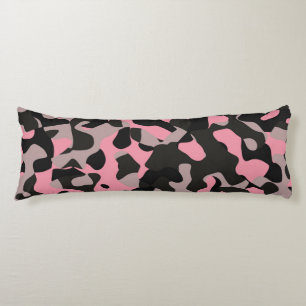 Pink and Black Camo Body Cushion