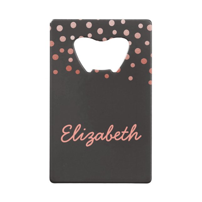 Pink and black confetti (Front)