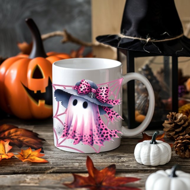 Pink and Black Coquette Halloween Coffee Mug (Creator Uploaded)