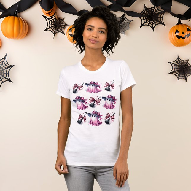 Pink and Black Coquette Halloween T-Shirt (Creator Uploaded)