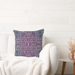 pink and black cushion