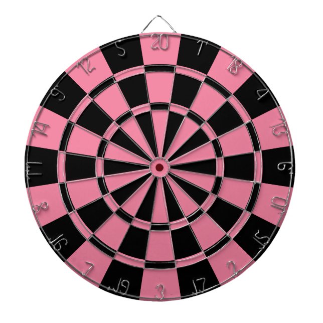 Pink And Black Dartboard (Front)