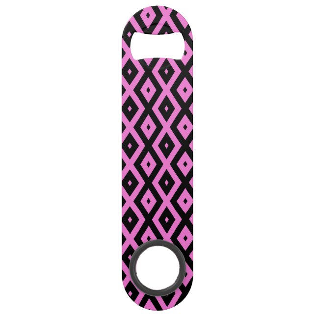 Pink and black diamond pattern (Front)