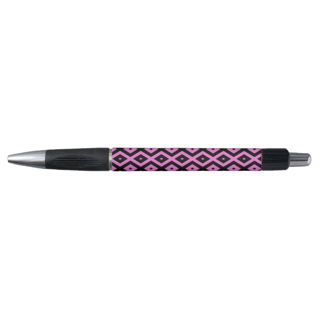 Pink and black diamond pattern (Front)