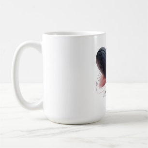 Pink and Black Hearts Mug