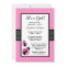 Pink and Black Ladybug Striped Dots Baby Shower