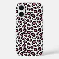 Pink and Black Leopard Print