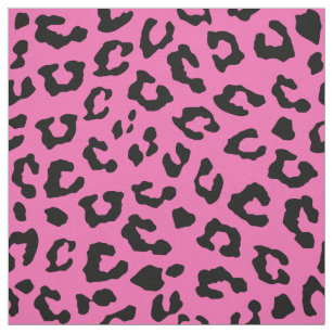 Pink Leopard Print Fabric