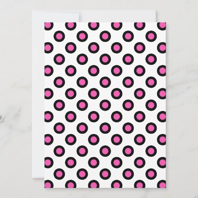 pink and black polka dots products (Front)