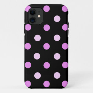 Pink and Black Polka iPhone 5 Case
