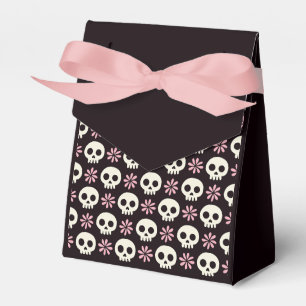 Pink and Black Skull Favour Box