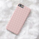 Pink and Black Small Polka Dots Pattern