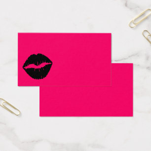 Pink and Black Smooch