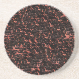 Pink and Black Snake Skin Coaster