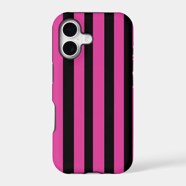 Pink and Black Stripes  (Back)