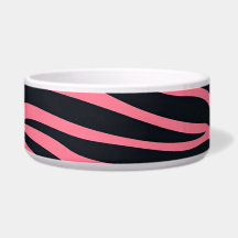 Pink and Black Zebra Animal Print 