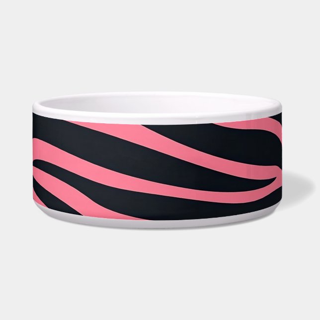 Pink and Black Zebra Animal Print  (Front)