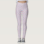 Pink and Blue Chequered Leggings<br><div class="desc">Pink and Blue Chequered Leggings</div>