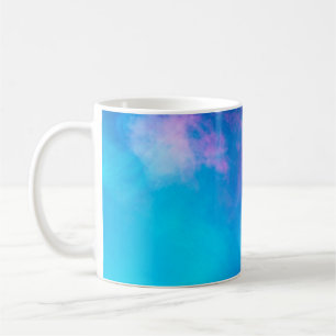 Pink and Blue Coloured Smoke   Zazzle_Growshop. Coffee Mug
