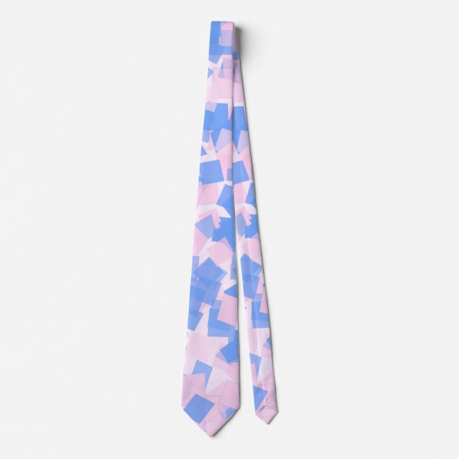 Pink and Blue Confetti Tie (Front)