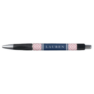 Pink and Blue Diamonds Pattern