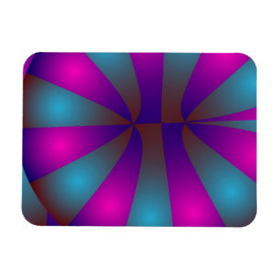 Pink and Blue Doughnuts Magnet