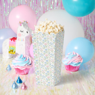 Pink and Blue Floral Grandmillennial Favour Box