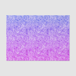 Pink And Blue Glitter White Sparks Tissue Paper