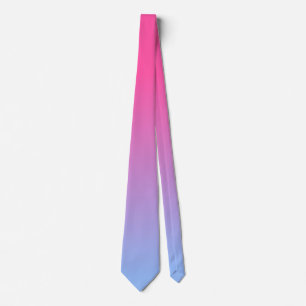 Pink and Blue Gradient Tie