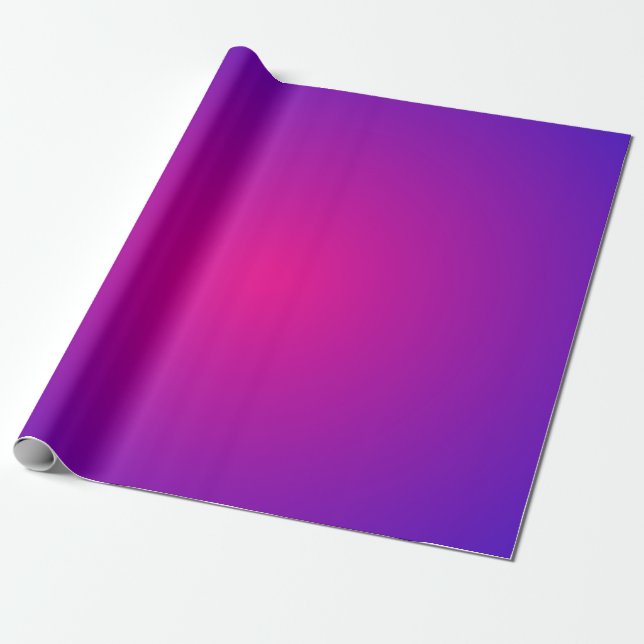 Pink and blue gradient wrapping paper (Unrolled)
