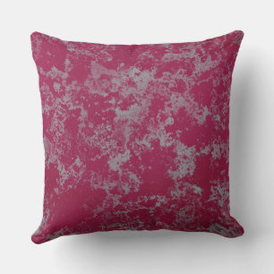 pink and blue Marble abstract Cushion