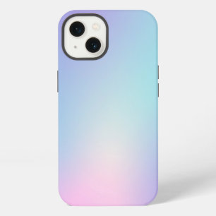 Pink and blue ombre background iPhone 13 case