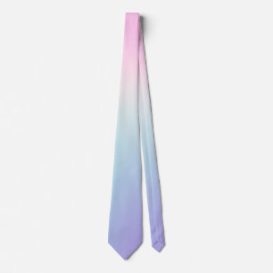 Pink and blue ombre background tie