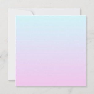 Pink and blue pastel gradient background holiday card