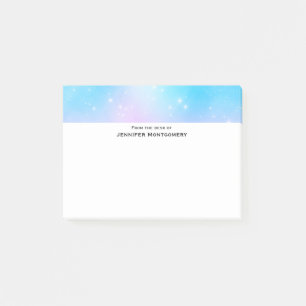 Pink and Blue Pastel Gradient Sky Post-it Notes