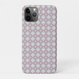 Pink and Blue Pattern iPhone 11 Pro Case