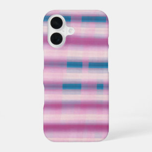 Pink and Blue Plaid Phone Case