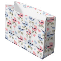 Pink and Blue Pram Pattern Baby Shower
