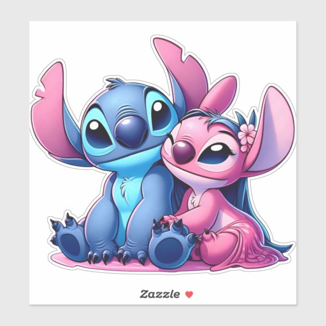 Pink and Blue Stitch (Sheet)