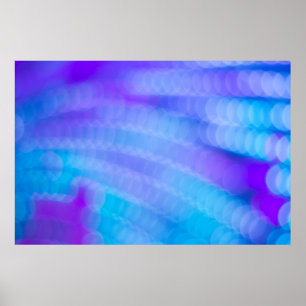 Pink and blue striped textile poster