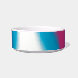 Pink and Blue Waves Bowl