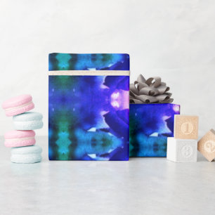 PINK AND BLUE WRAPPING PAPER