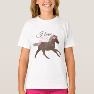Pink and Brown Miniature Horses T-shirt