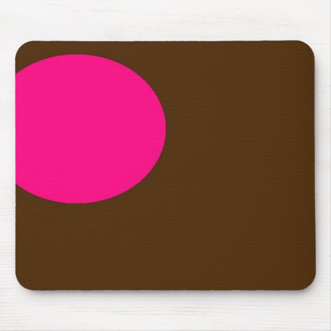 pink and brown mousepad (Front)