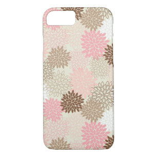 Pink And Brown Mum Pattern iPhone 8/7 Case