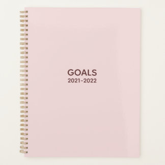 Pink and Burgundy Planner